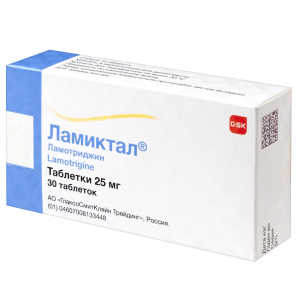 Купить  Ламиктал таб 25мг №30