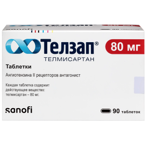 Телзап таб 80мг №90 Купить Телзап таб 80мг №90