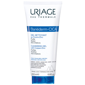 Купить  Uriage Bariederm-CICA 200 мл гель очищающий с Cu-Zn