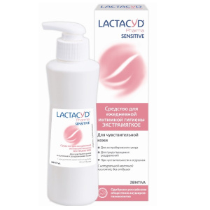 Лактацид Фарма Сенситив ср-во д/интимной гигиены  250мл д/чувствит кожи