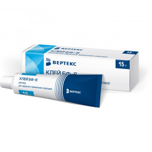 Купить  Клей Медицинский БФ-6 раствор д/наруж примен туб 15г