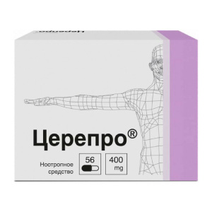 Купить  Церепро 400 мг 56 шт капсулы