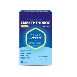 Купить  Минерал Детокс Смектит-плюс Инулин пор д/внутр примен саше №10 ваниль