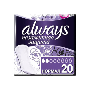 Купить  Always Прокладки Normal Duo Незаметная защита гигиенические ароматизированные, 20 шт