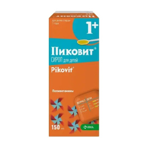 Купить  Пиковит 1+ сироп д/детей 150мл