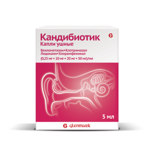 Купить  Кандибиотик капли ушные 5мл