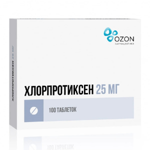 Купить  Хлорпротиксен таб ппо 25мг №100