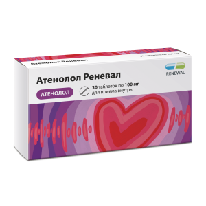 Купить  Атенолол Реневал таб 100мг №30