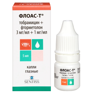 Купить  Флоас-Т 3 мг/мл+1 мг/мл 5 мл капли глазные
