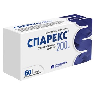 Купить  Спарекс 200 мг 60 шт капсулы с пролонгированным высвобождением