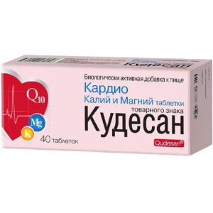 Купить  Кудесан с калием и магнием,табл 1000мг №40
