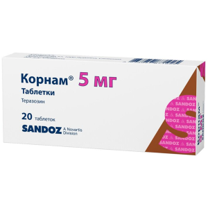Купить  Корнам таблетки 5мг №20