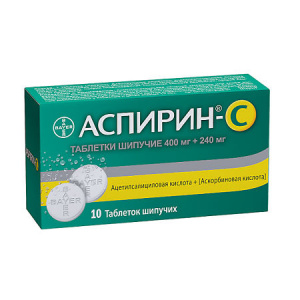 Купить Аспирин+С таблетки шип №10