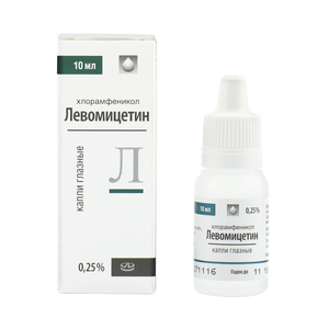 Левомицетин капли глазные 0,25% фл 10мл купить по цене 25 ₽ в интернет ...