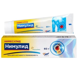 Купить  Нимулид гель д/наружн примен 1% 60г