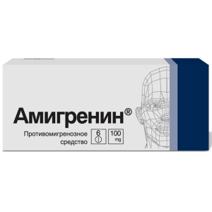 Амигренин таб ппо 100мг №6