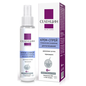 Купить  Селенцин hair care 100 мл крем-спрей глубокое восстановление 15 в 1 для расчесывания волос