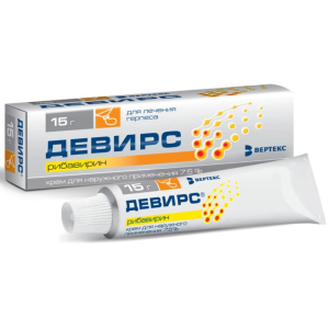Купить  Девирс крем д/наруж 7,5% туб 15г