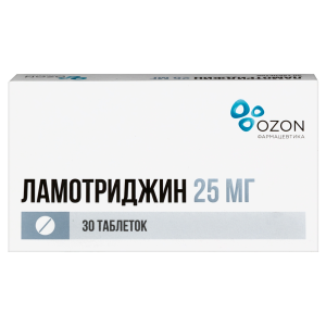 Купить  Ламотриджин таб 25мг №30