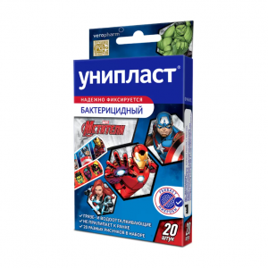 Купить  Пластырь д/детей Унипласт Марвел №20 мстители