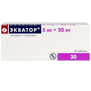 Купить  Экватор таб 5мг+20мг №30