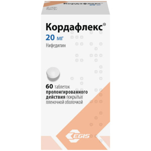 Купить  Кордафлекс таблетки по пролонг  20мг №60