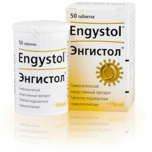 Купить  Энгистол 50 шт таблетки подъязычные гомеопатические