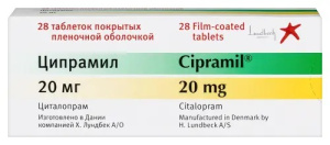 Купить  Ципрамил таб ппо 20мг №28