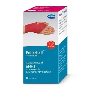Купить  Бинт эласт Peha-Haft  4мX10см когезивный красный