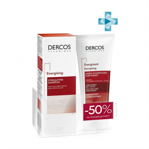 Купить  Vichy Dercos набор Aminexil Тонизирующий шампунь 200 мл + Тонизирующий кондиционер 200 мл