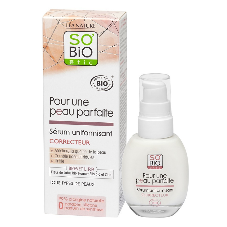 SO’BIO etic сыворотка для лица 30мл безупречная кожа Купить SO’BIO etic сыворотка для лица 30мл безупречная кожа