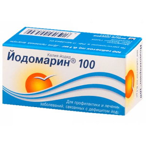 Йодомарин 100 мкг 100 шт таблетки