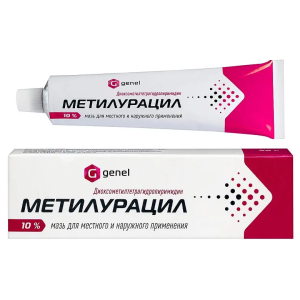 Купить  Метилурацил 10% 25 г мазь для местного и наружного применения