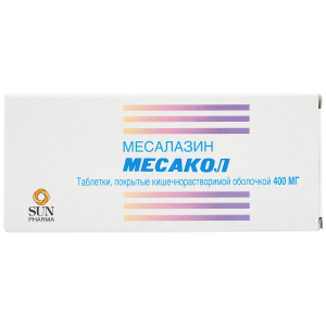Купить  Месакол таблетки по кишечнораств   400мг №50