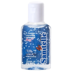 Купить  Санитель гель д/рук антисептич 50мл с вит Е и ион серебра