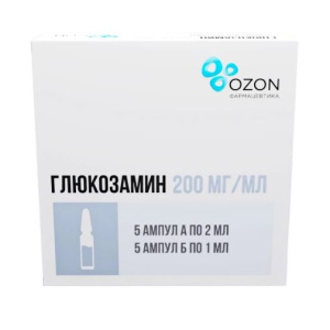 Купить  Глюкозамин 200 мг/мл 2 мл 5 шт концентрат для приготовления раствора для внутримышечного введения