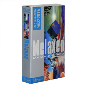 Купить  Мелаксен 3 мг 24 шт таблетки покрытые пленочной оболочкой