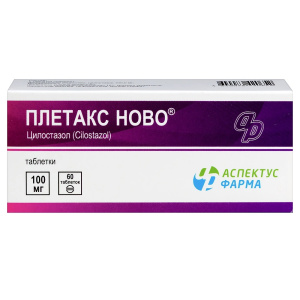 Купить  Плетакс Ново 100 мг 60 шт таблетки