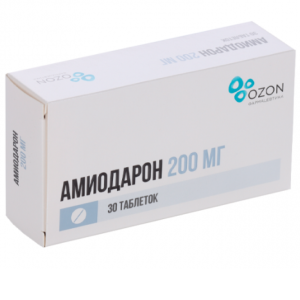 Купить  Амиодарон таблетки 200мг №30