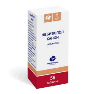 Купить  Небиволол Канон 5 мг 56 шт таблетки