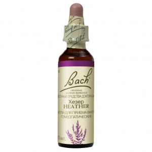 Купить  Капли баха №14 Хезер (Вереск) — болтливость, эгоцентричность, 10мл