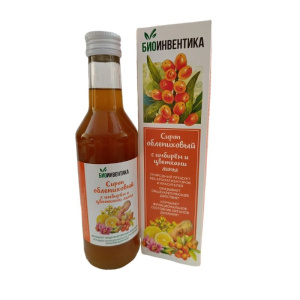 Купить  Концентрат сироп облепиховый с имбирем и цветками липы 250 мл флакон жидкость