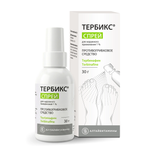 Купить  Тербикс 1 % 30 г спрей для наружного применения