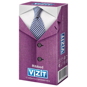 VIZIT Ribbed презервативы ребристые 12 шт. Купить VIZIT Ribbed презервативы ребристые 12 шт.