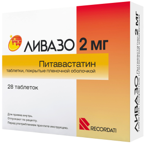 Купить  Ливазо таблетки ппо 2мг №28