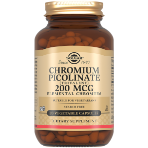 Купить  Solgar Пиколинат хрома, капсулы 200 мкг №90