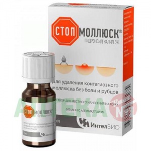 Купить  Стопмоллюск д/удаления контагиозного моллюска раствор д/наруж примен 5мл