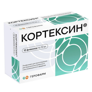 Купить  Кортексин 5 мг 10 шт лиофилизат для приготовления раствора для внутривенного и внутримышечного введения