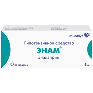 Купить  Энам таб 5мг №20