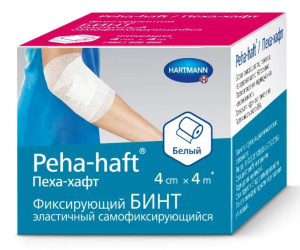 Бинт эласт Пеха-Хафт 4мX4см когезивный белый